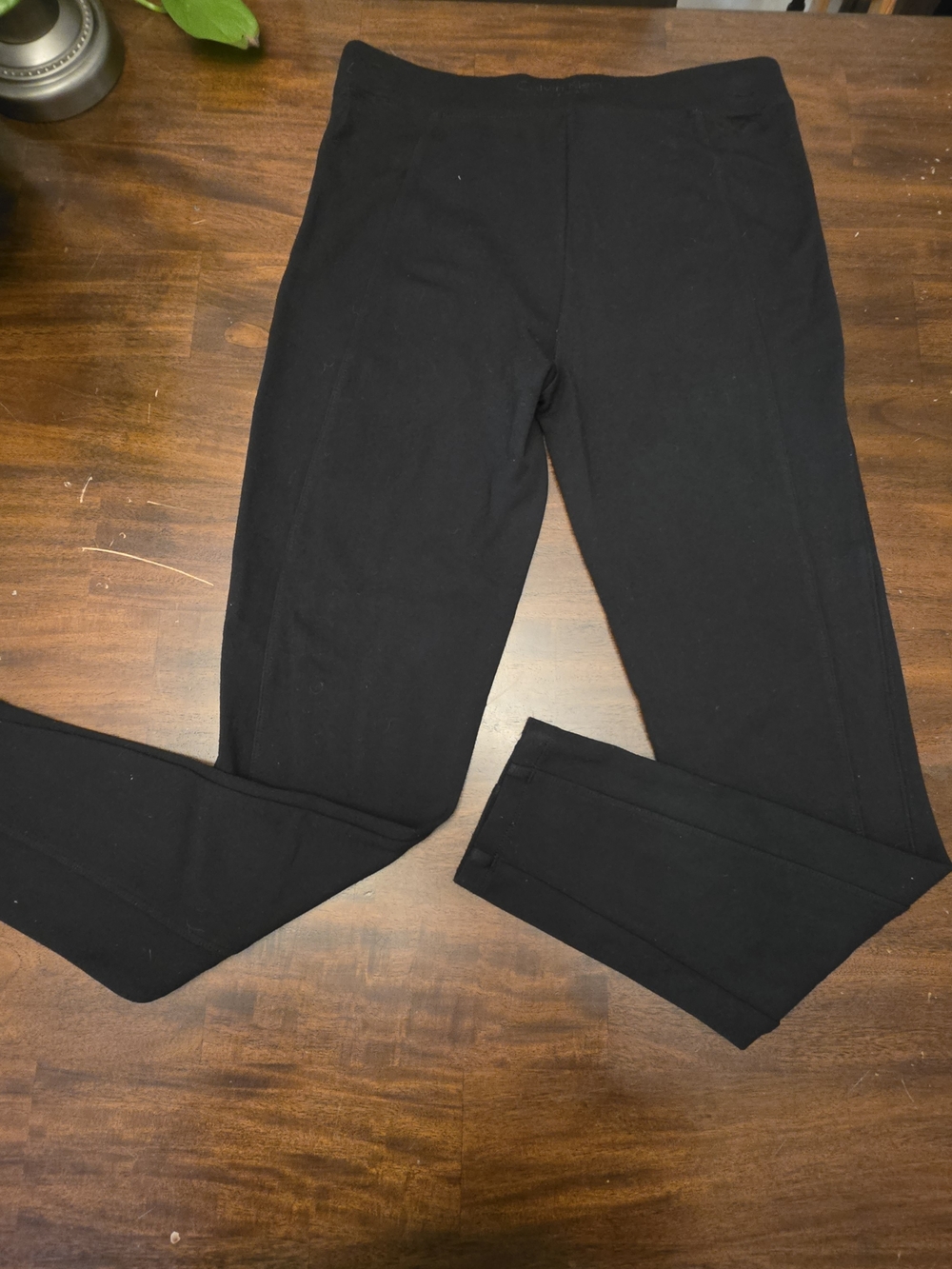 Calvin Klein Performance Black Athletic Leggings - Women’s Size Medium Quick-Dry